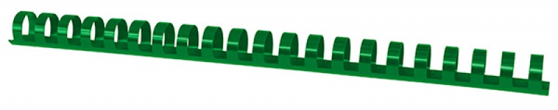 Пружина пластикова зелена d-19мм OFFICE PRODUCTS 20241915-02 , 100 шт/уп